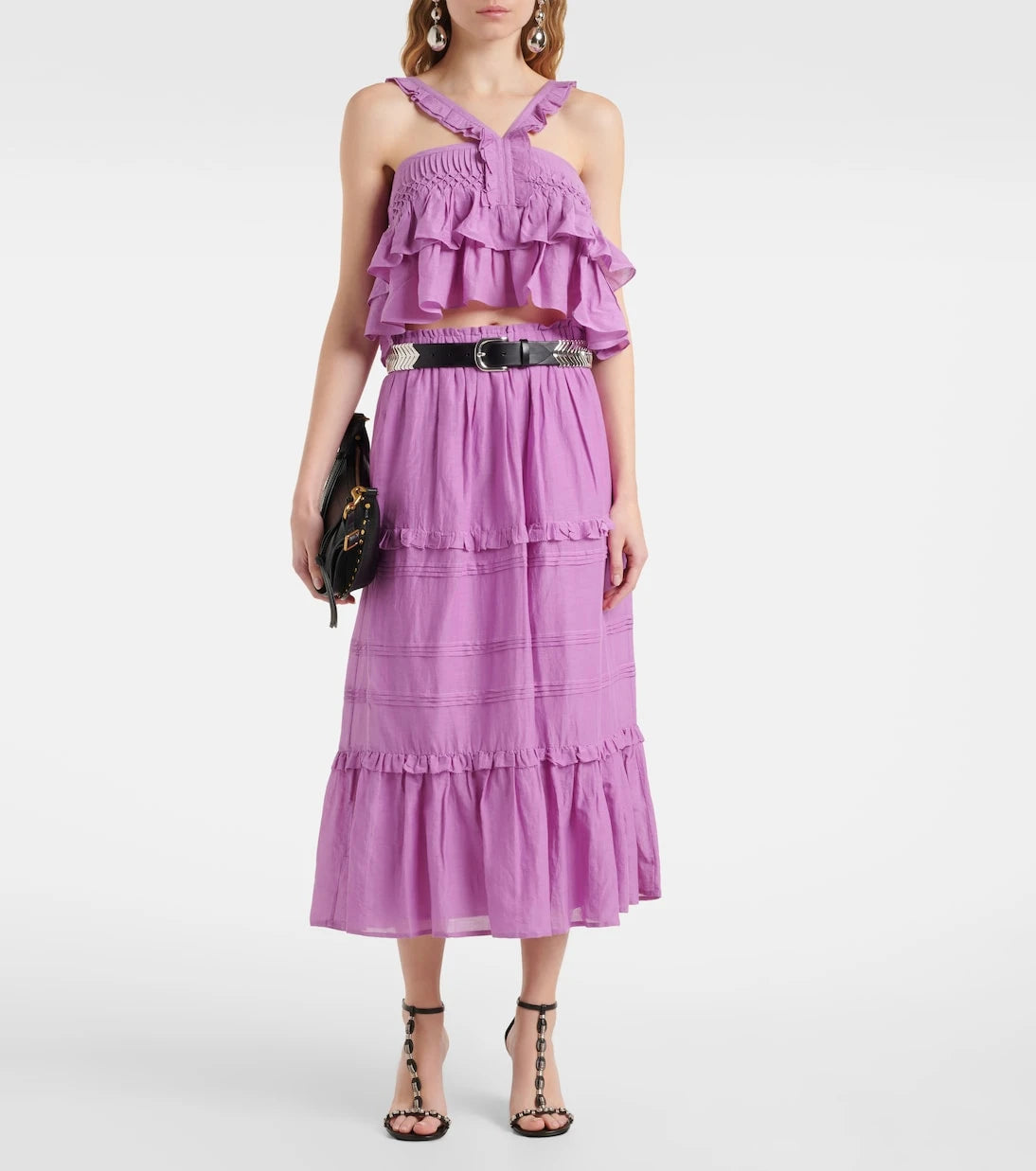 Marant Etoile - Diya cotton-blend maxi skirt