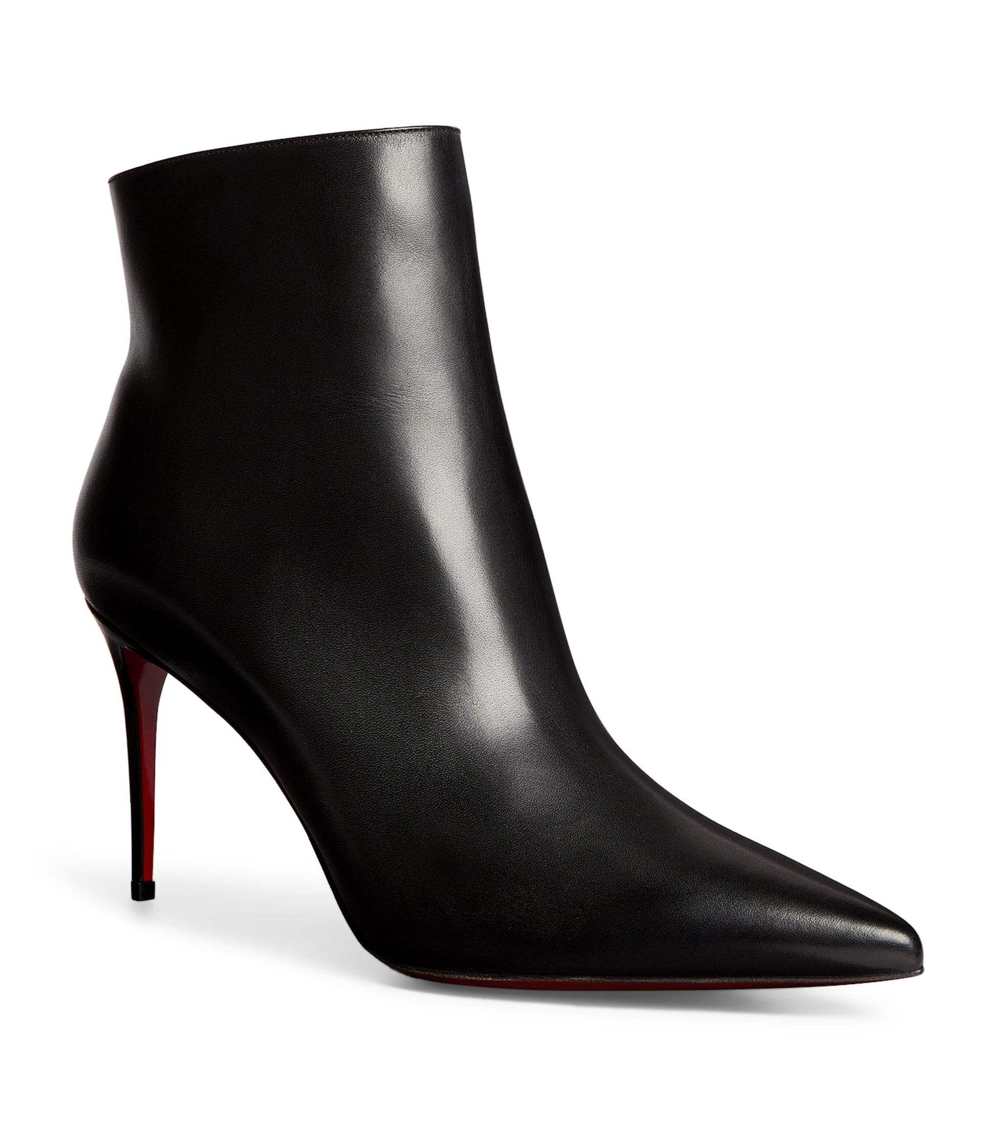 Christian Louboutin Black So Kate Leather Ankle Boots 85