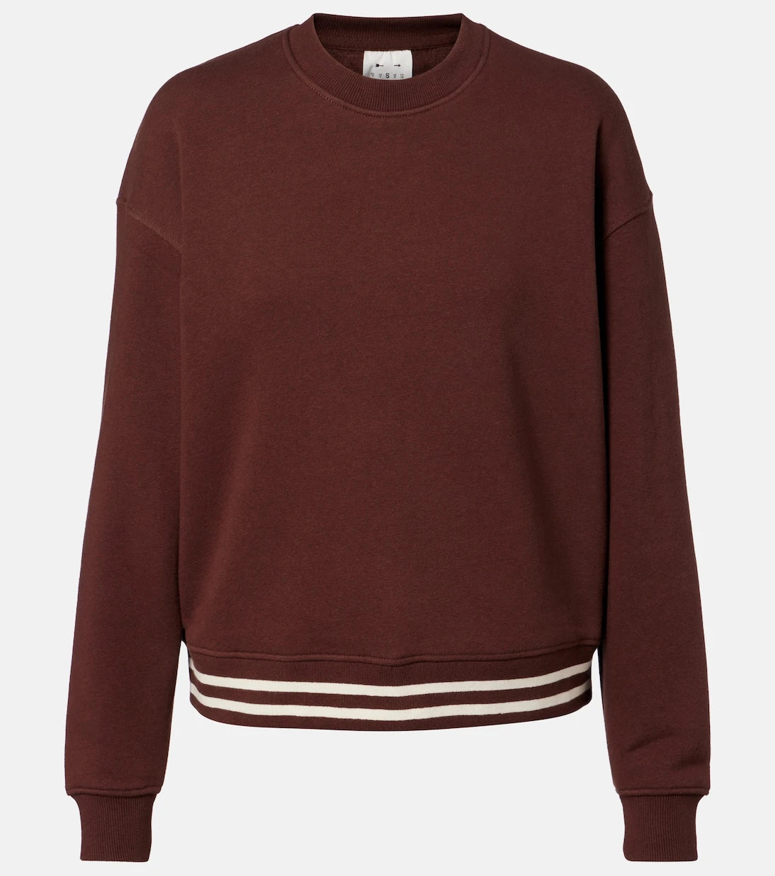 The Upside - Striped cotton jersey sweatshirt