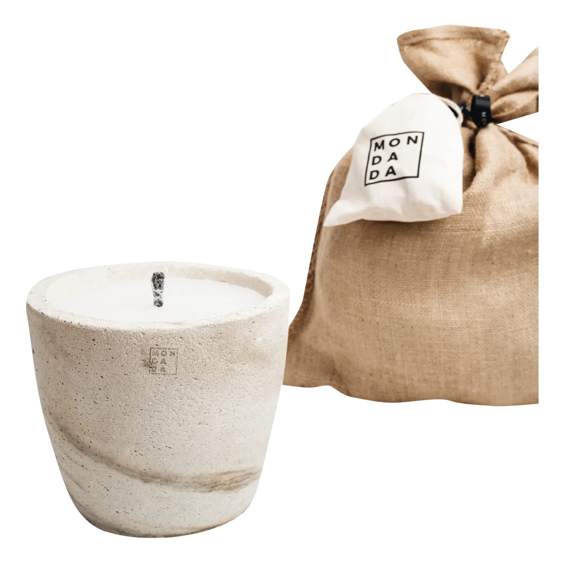 Mon Dada - Neutral scented outdoor candle - L | Blanc/Écru