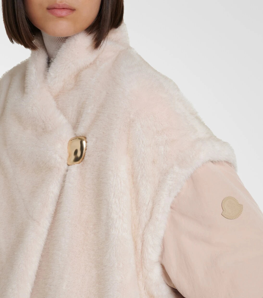 Moncler - Chardonneret fleece down jacket