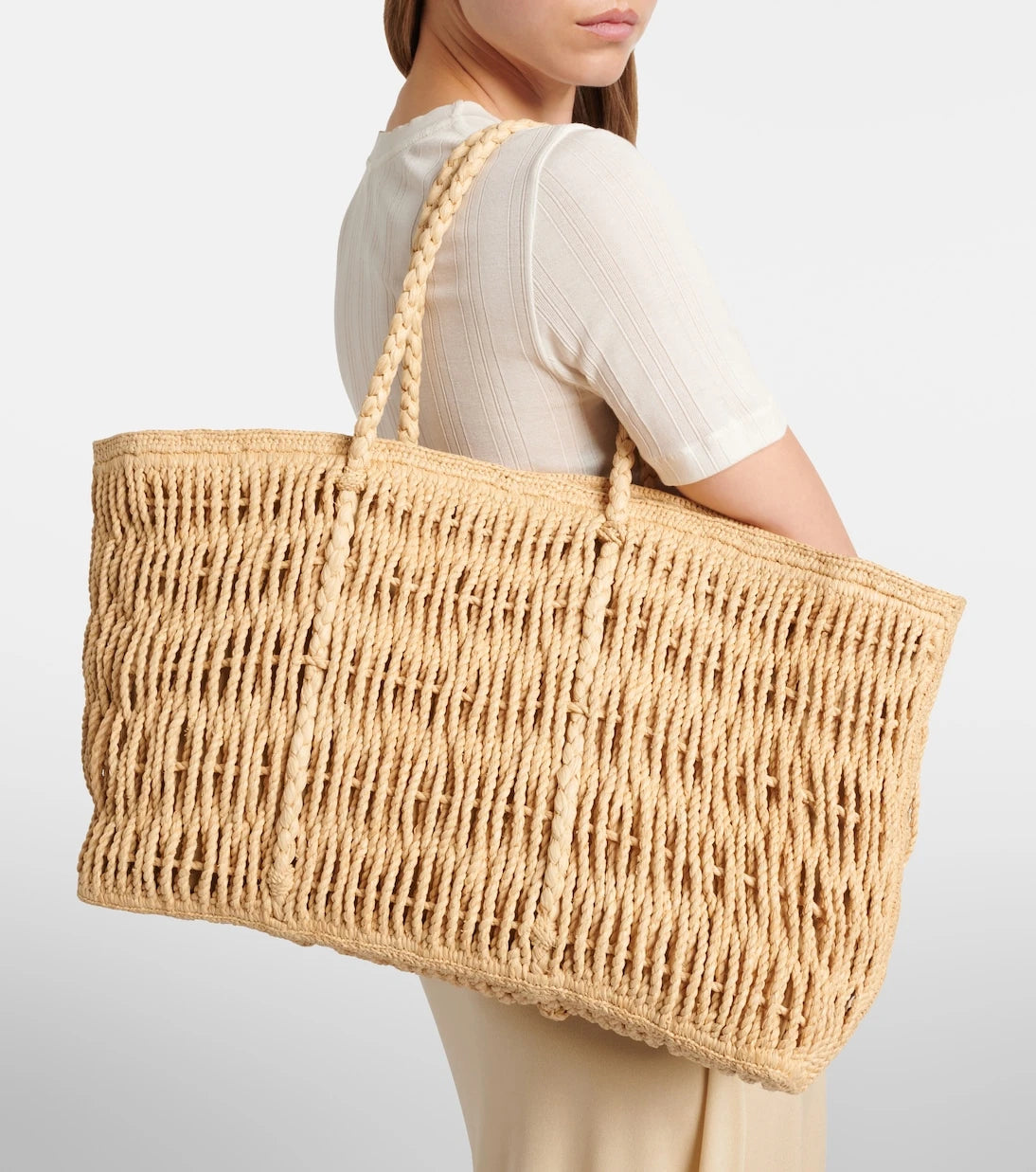 The Row - Georgica Large raffia tote bag