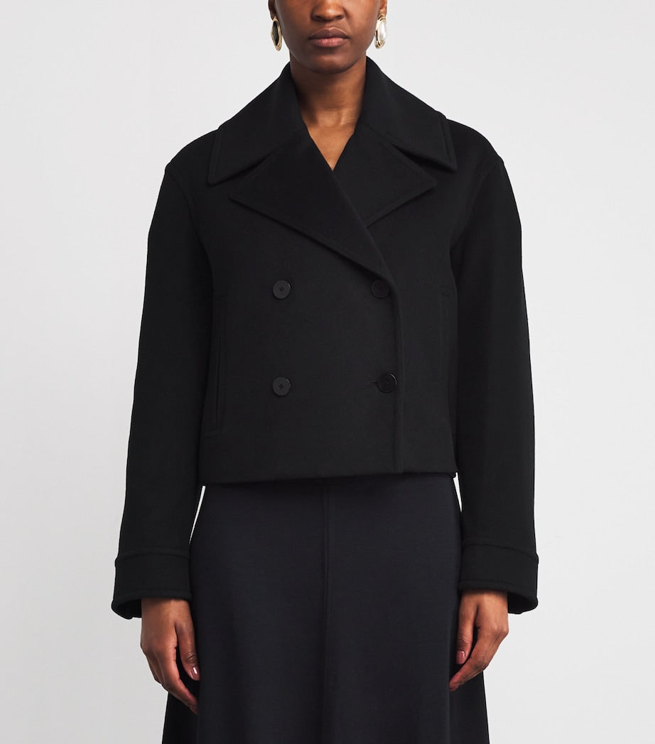Joseph Black Wool-Cashmere Luc Jacket