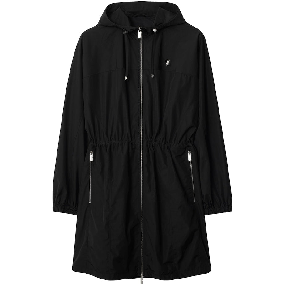 Black B Shield-Plaque Parka