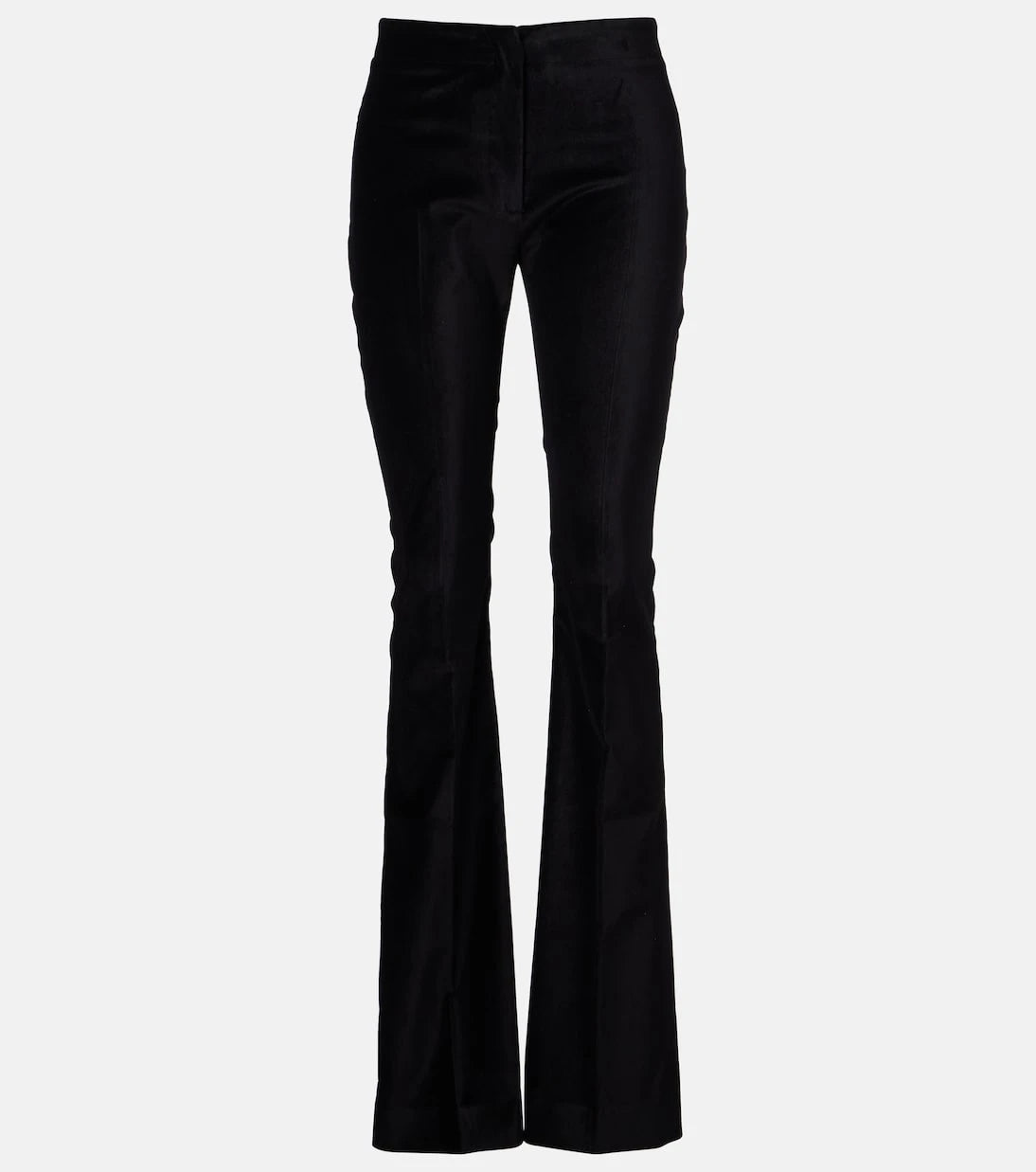 Tove - Roux cotton-blend velvet flared pants
