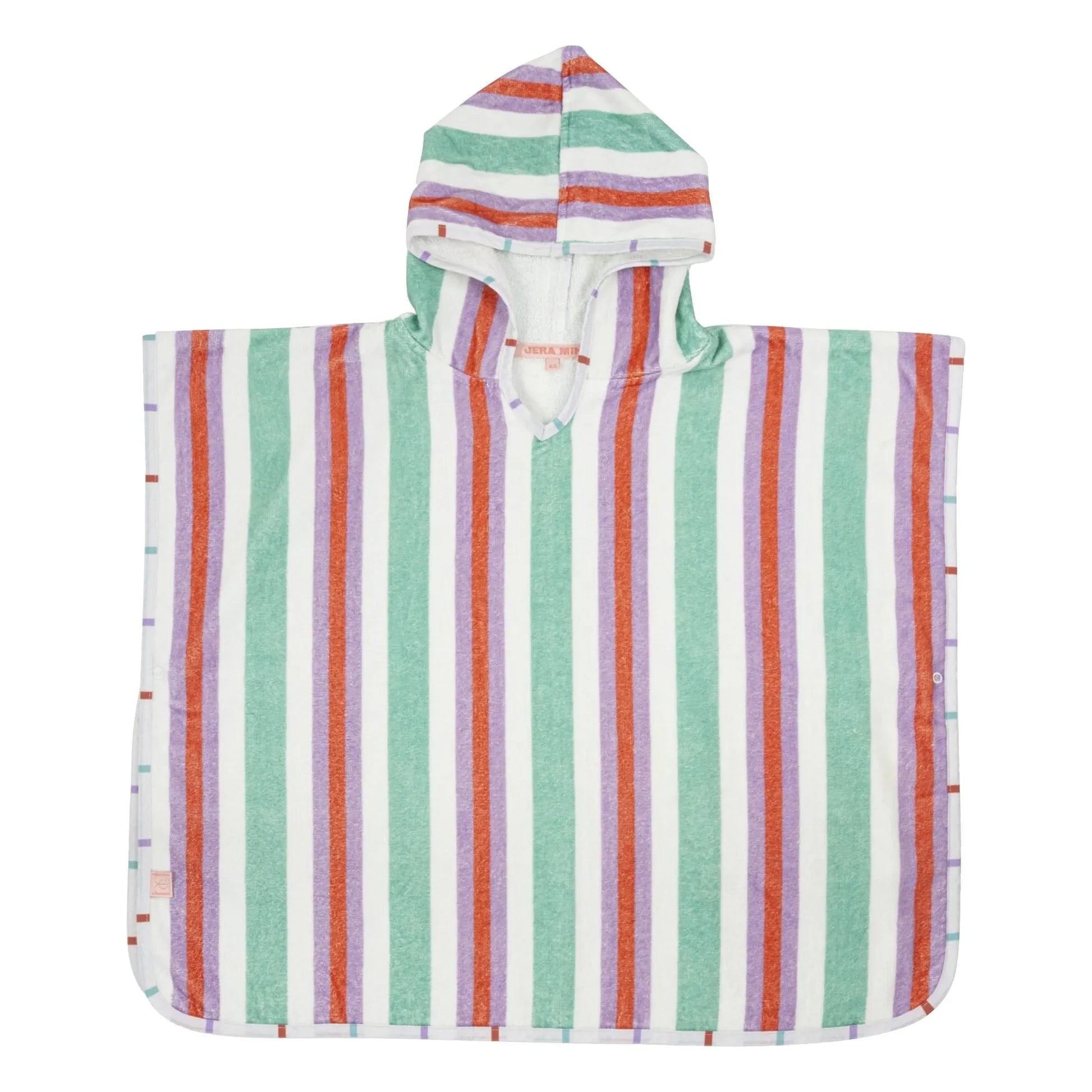Jera Mini - Striped Towelling Bath Poncho