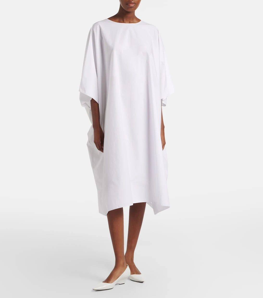 The Row - Julen cotton poplin midi dress