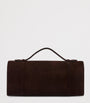 Suede May Clutch Bag EBONY