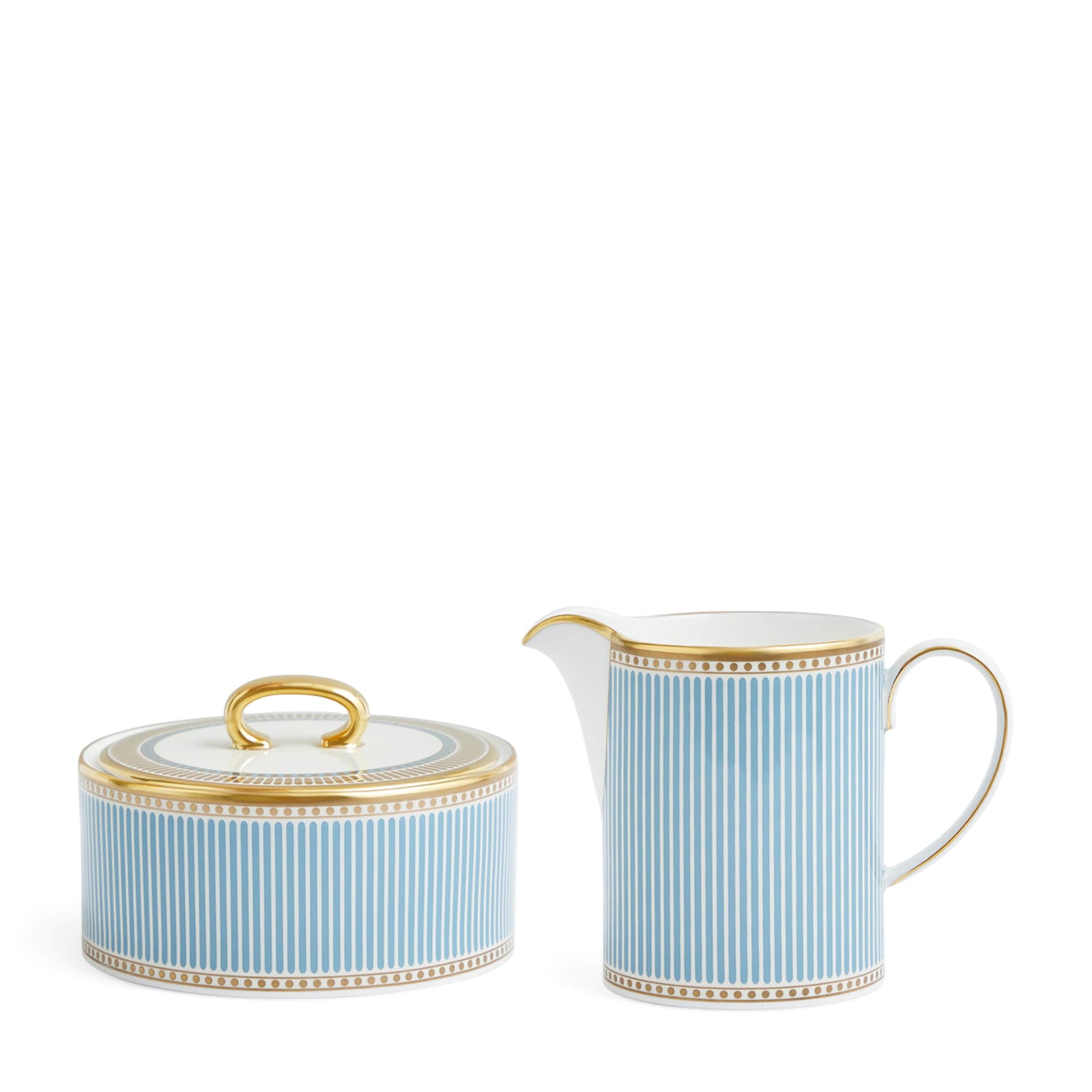 Bone China Helia Cream Jug and Sugar Bowl