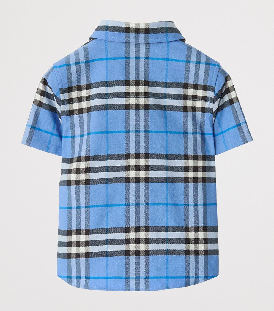 Burberry Kids Cotton Check Oxford Shirt (6-36 Months)