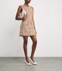Beige Bouclé Randi Mini Dress
