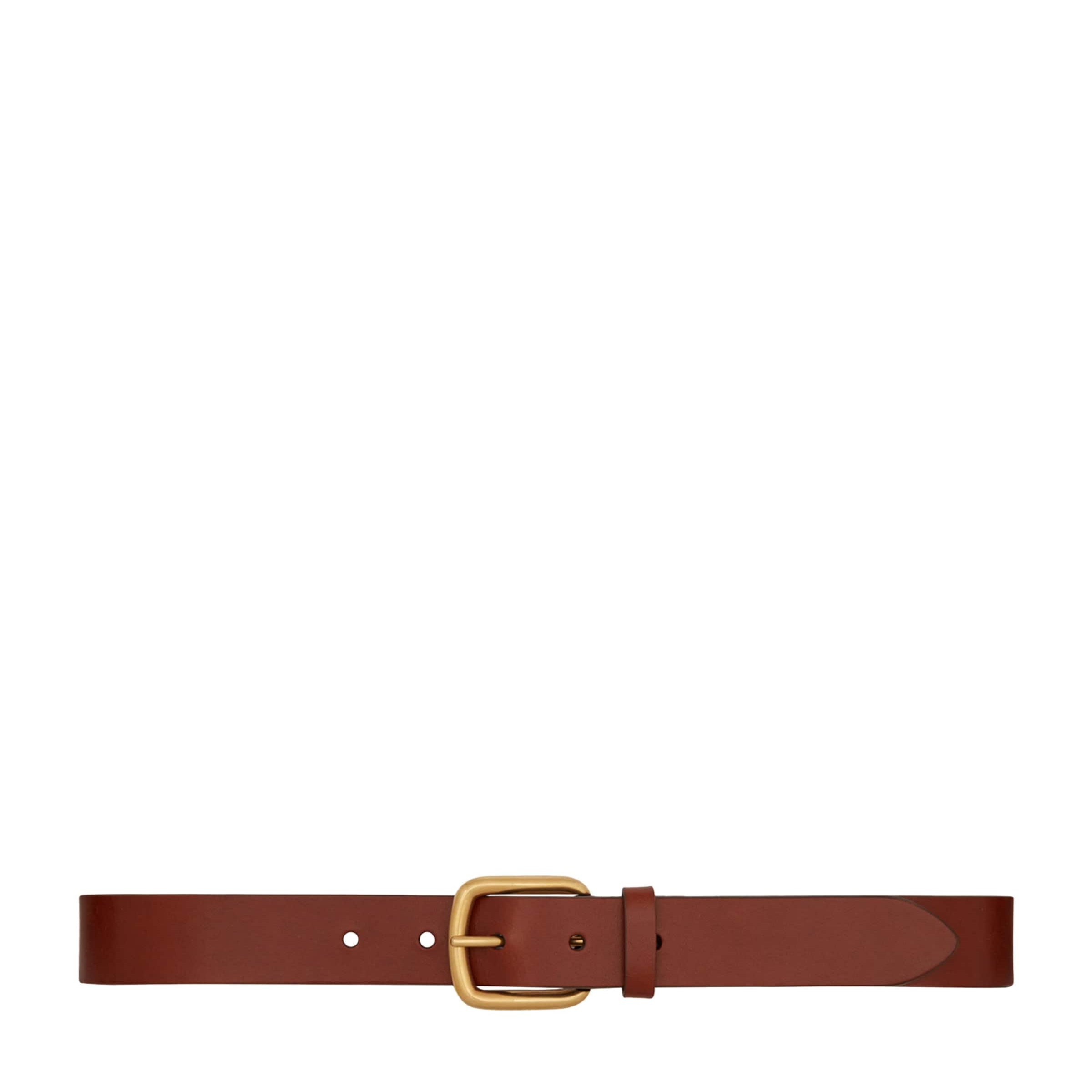 Saint Laurent Beige Leather Belt