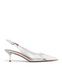 Alaïa White Couer Slingback Pumps 55