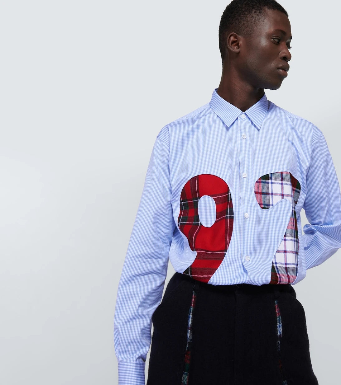 Comme des Garçons Shirt - قميص قطني بنقشة الكاروهات