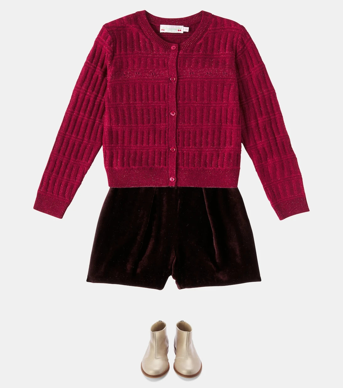 Bonpoint - Flash velvet shorts