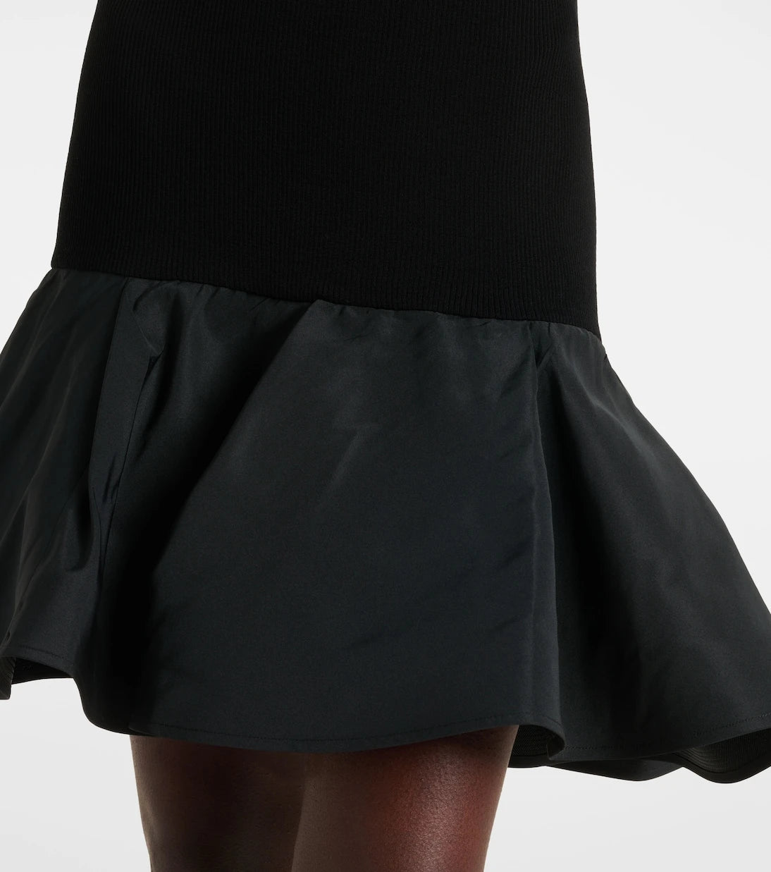 Nina Ricci - Peplum cotton-blend midi dress