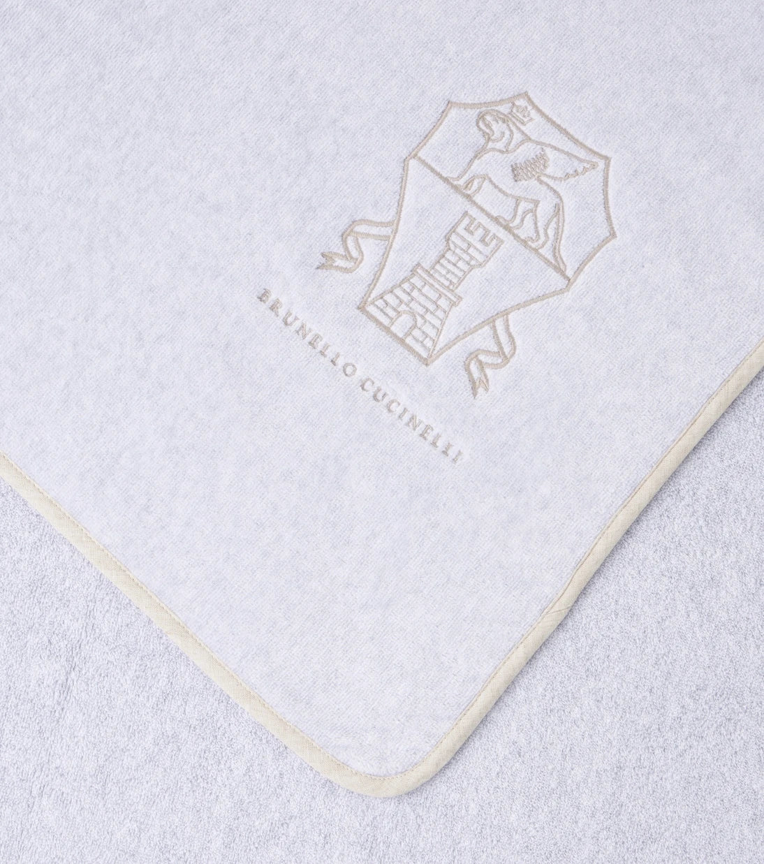 Brunello Cucinelli - Embroidered cotton terry towel
