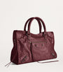 Balenciaga Red Medium Leather Le City Top-Handle Bag