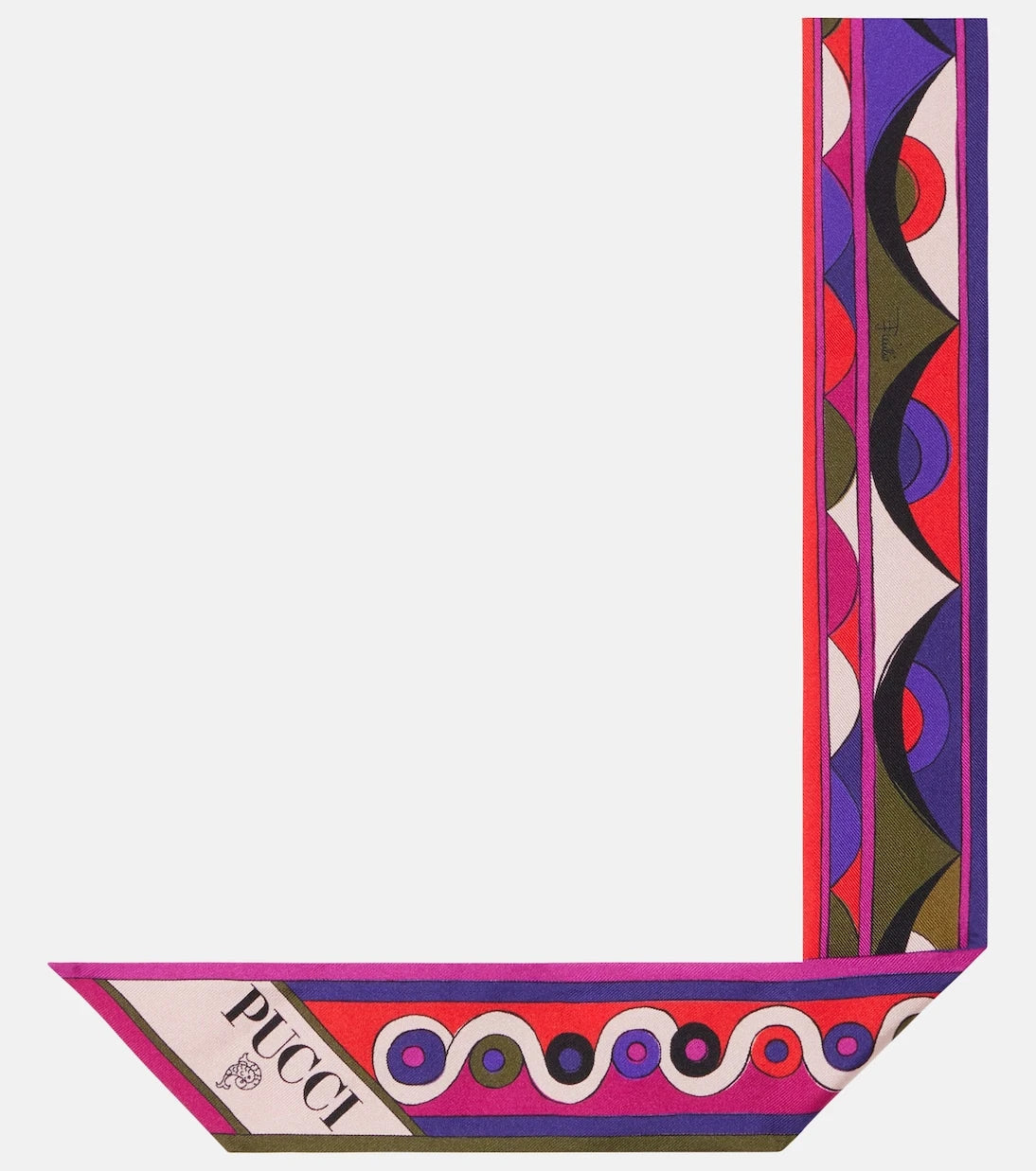 Pucci - Iride silk twill scarf