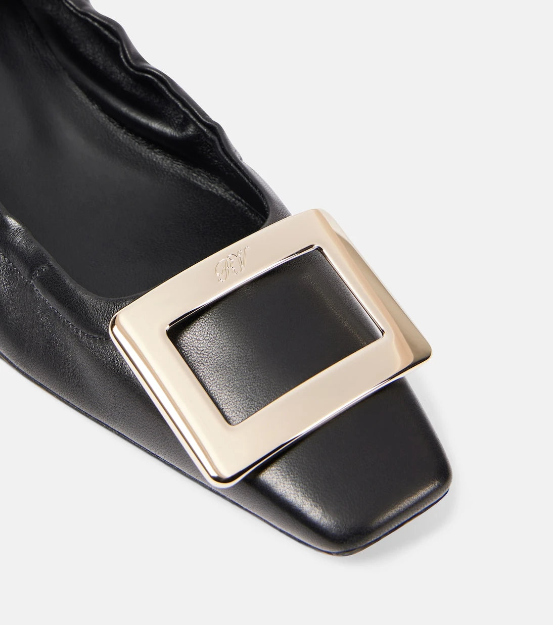 Roger Vivier - Belle Vivier leather ballet flats
