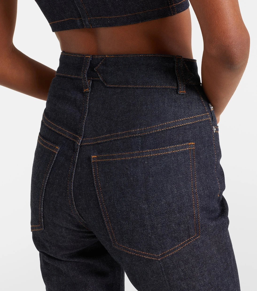 Jacquemus - Logo capri jeans
