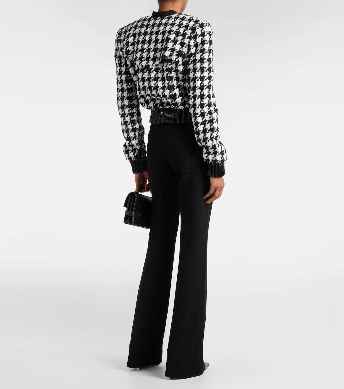 Balmain - Houndstooth tweed jacket