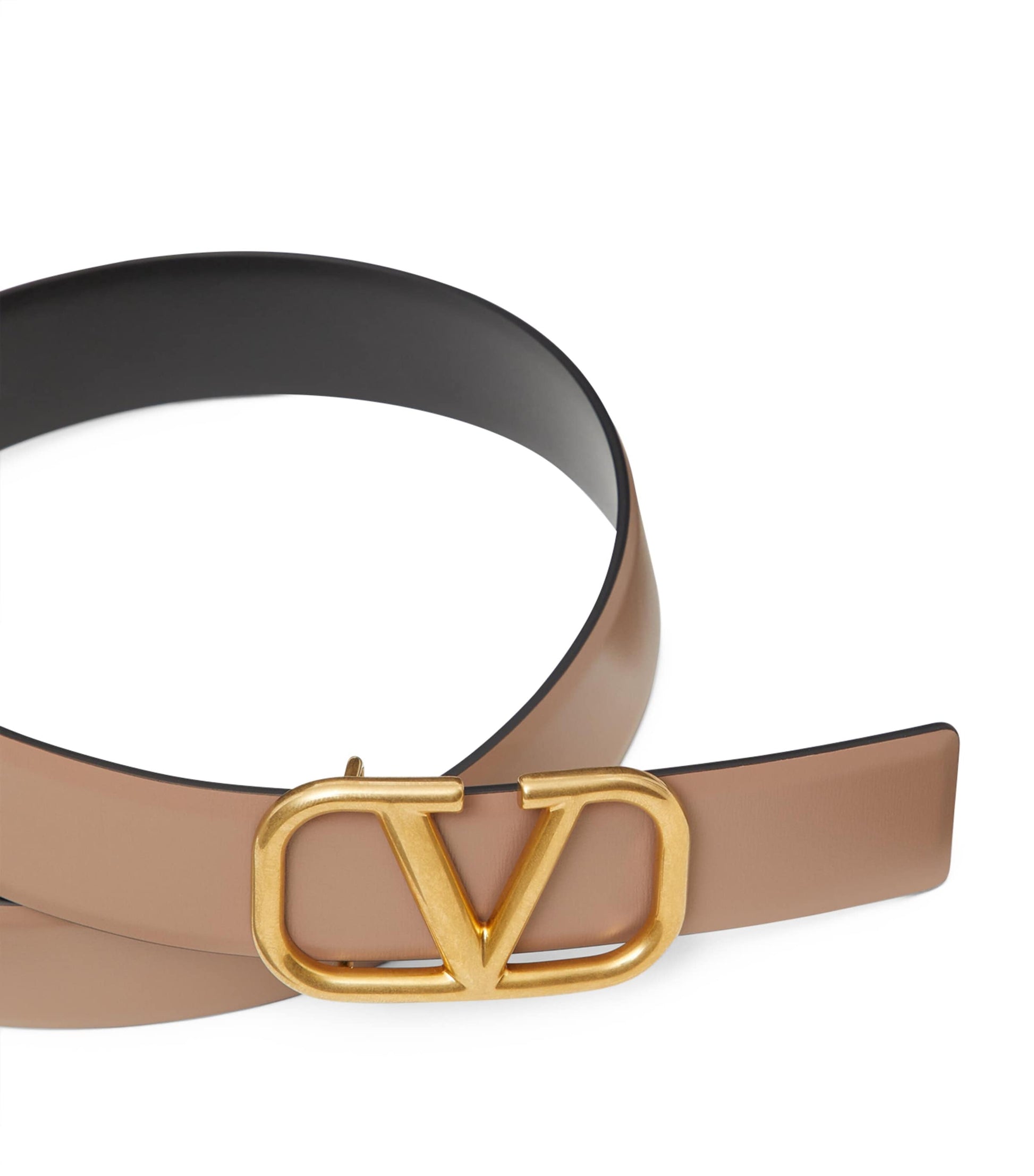 Valentino Garavani Brown Reversible VLOGO Signature Belt