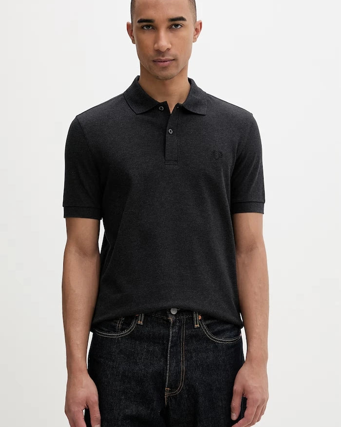 Fred Perry pamuklu yakalı erkek tişört