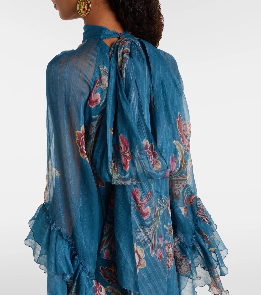 Etro - Paisley silk chiffon gown