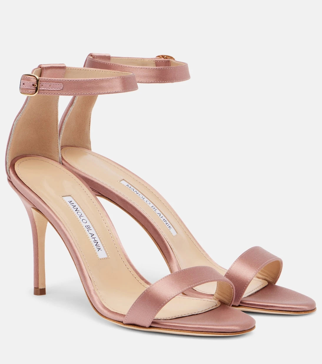 Manolo Blahnik - Chaos satin sandals