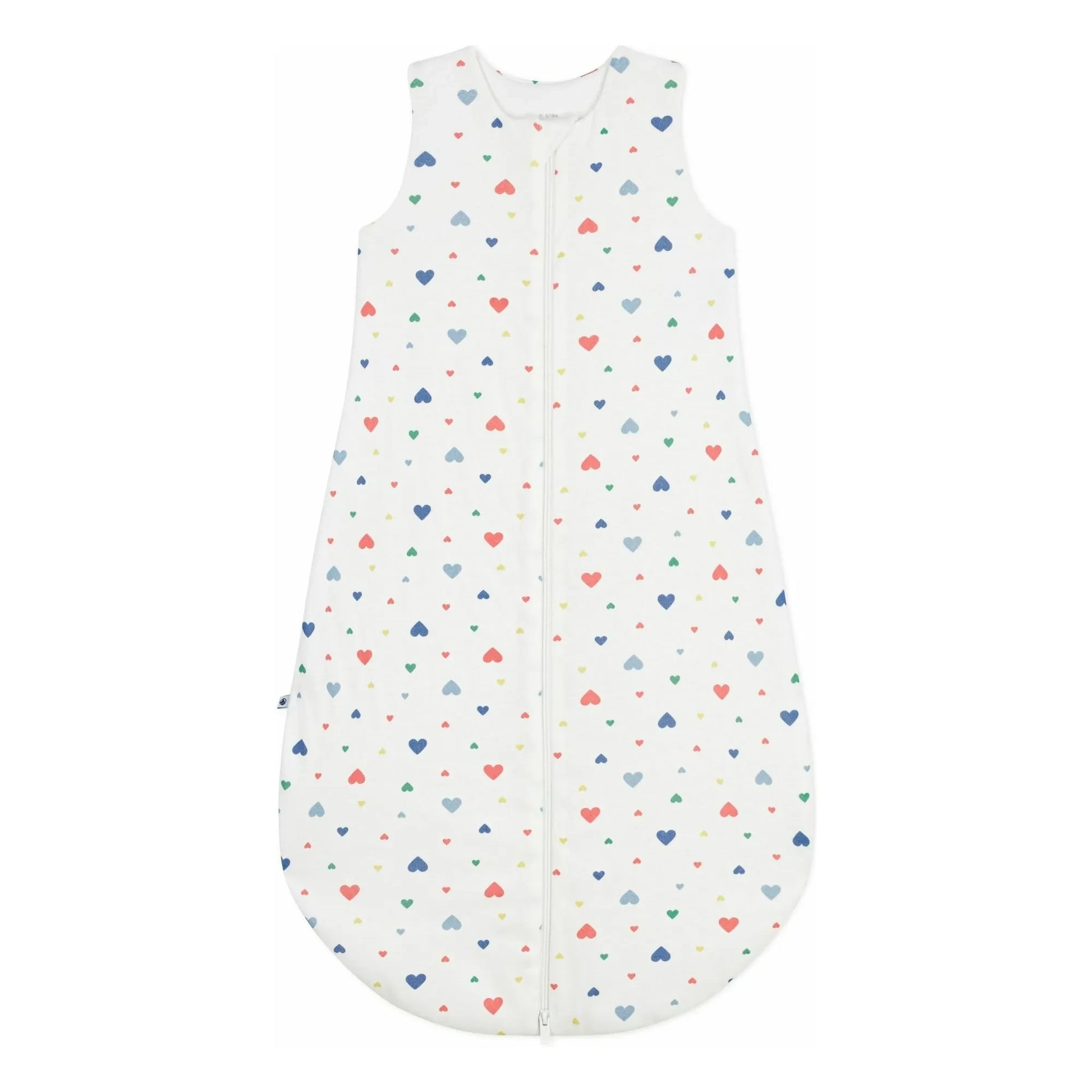 Petit Bateau - Gigoteuse All Over Cœurs | White
