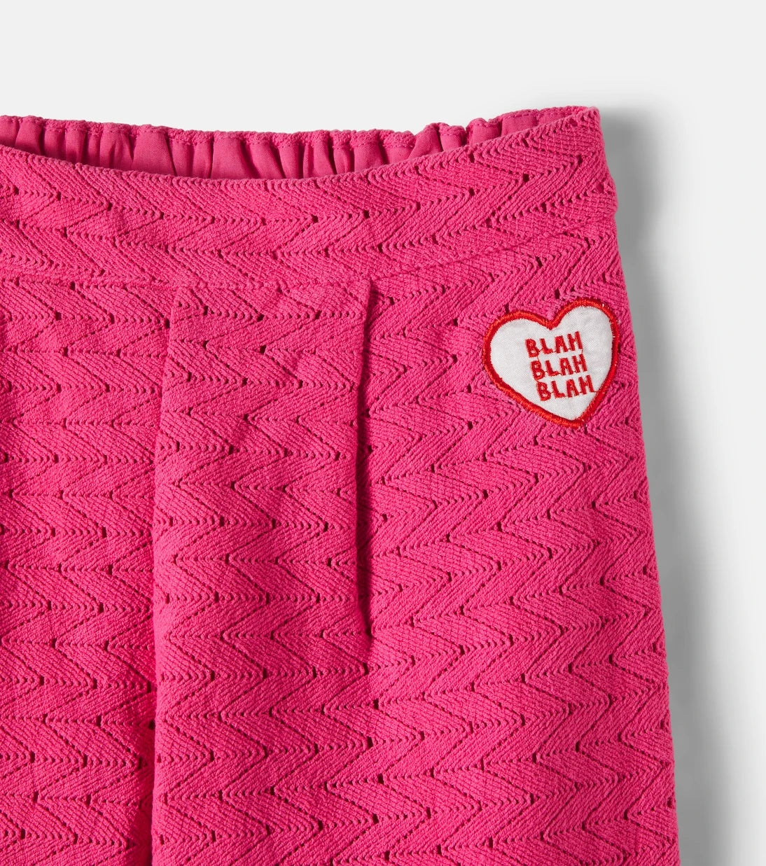 Mini Rodini - Crochet cotton wide-leg pants