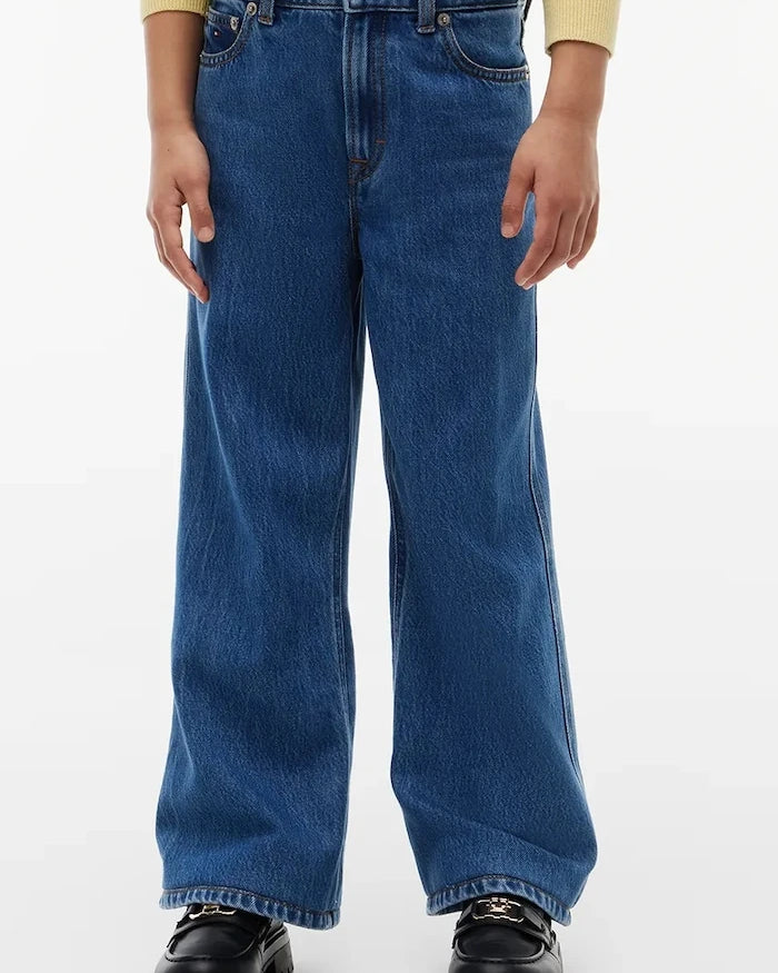 Tommy Hilfiger çocuklar için wide leg джинсы WIDE LEG