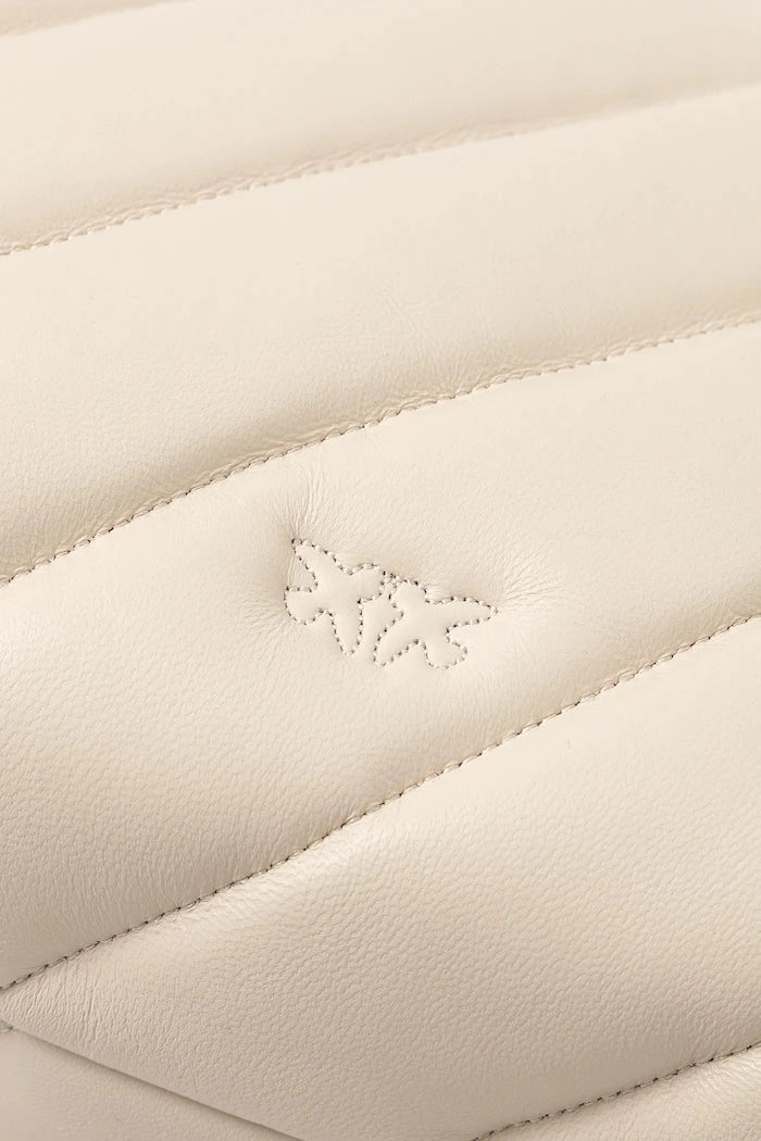 Pinko kadın deri crossbody çanta