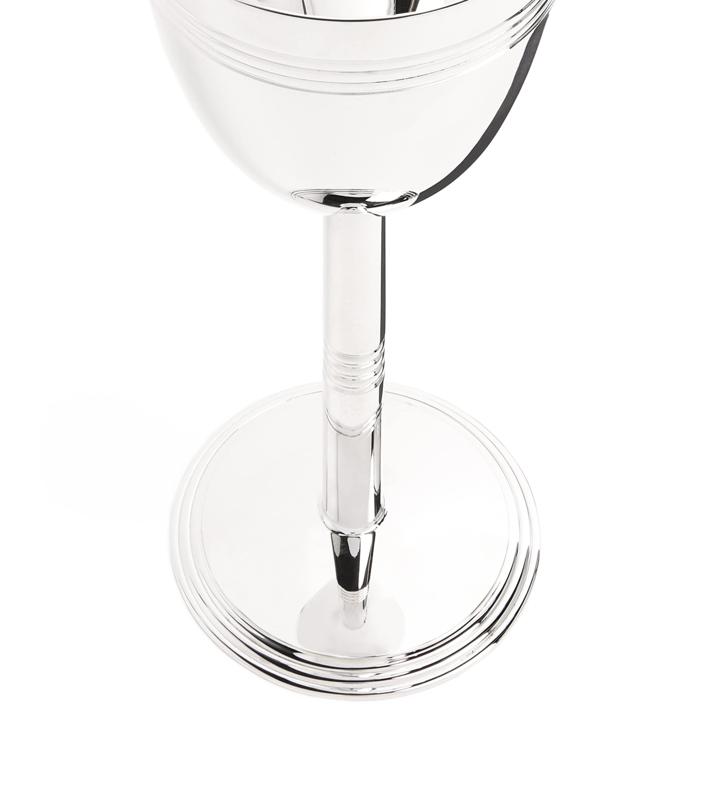 Christofle Silver-Plated Judaique Kiddush Cup and Saucer