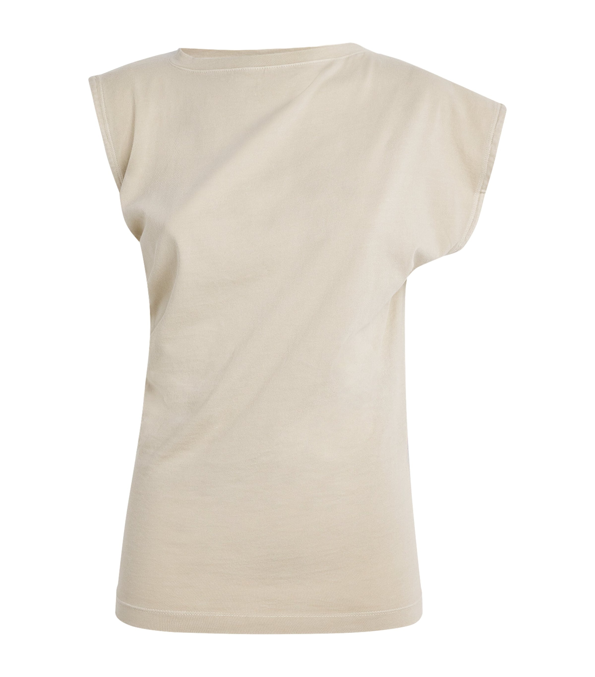 AGOLDE Beige Organic Cotton Beth T-Shirt