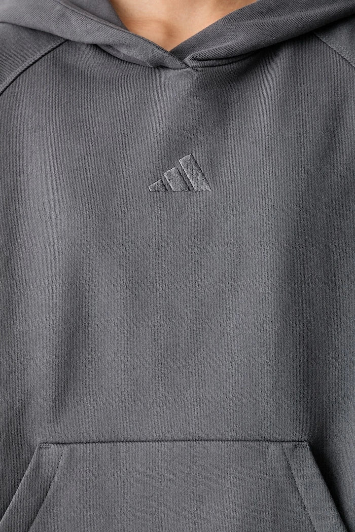 pamuklu kadın kapüşonlu adidas sweatshirt
