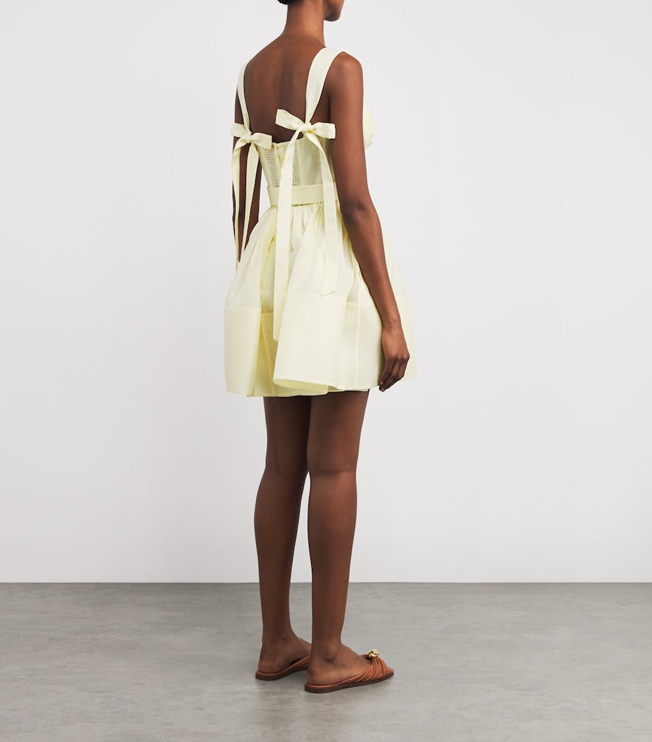 Yellow Corset Mini Dress