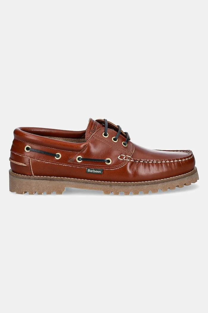 Кожени половинки обувки Barbour Deck