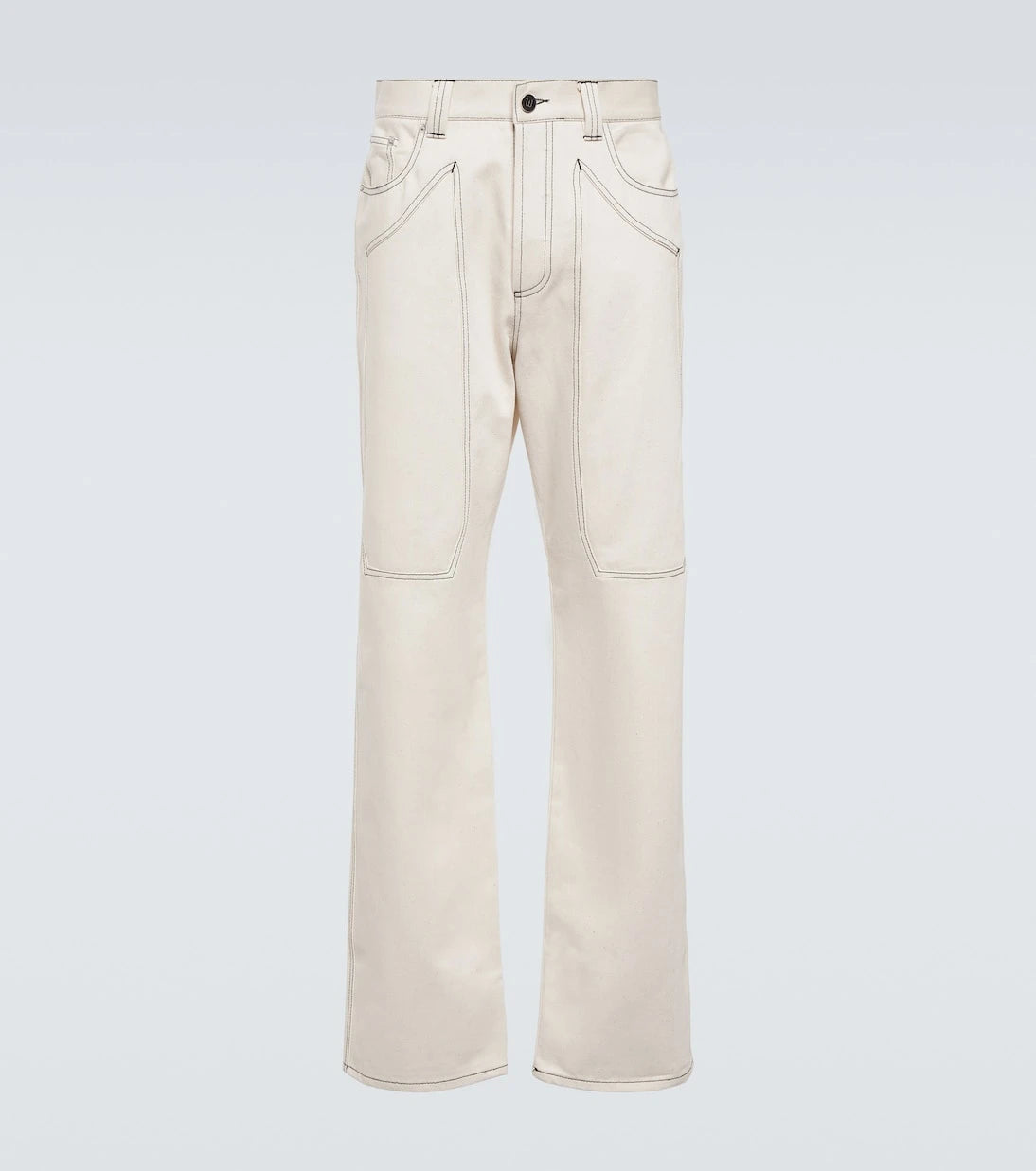 Winnie New York - Paneled straight cotton pants