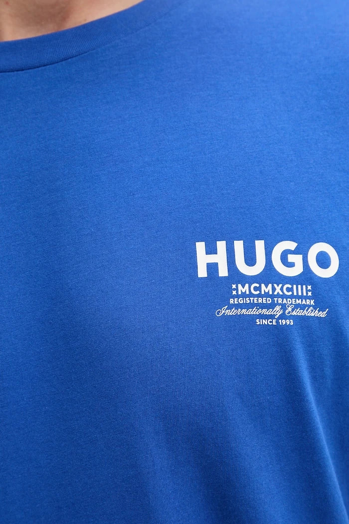 HUGO Blue erkek pamuklu tişört Nesptee