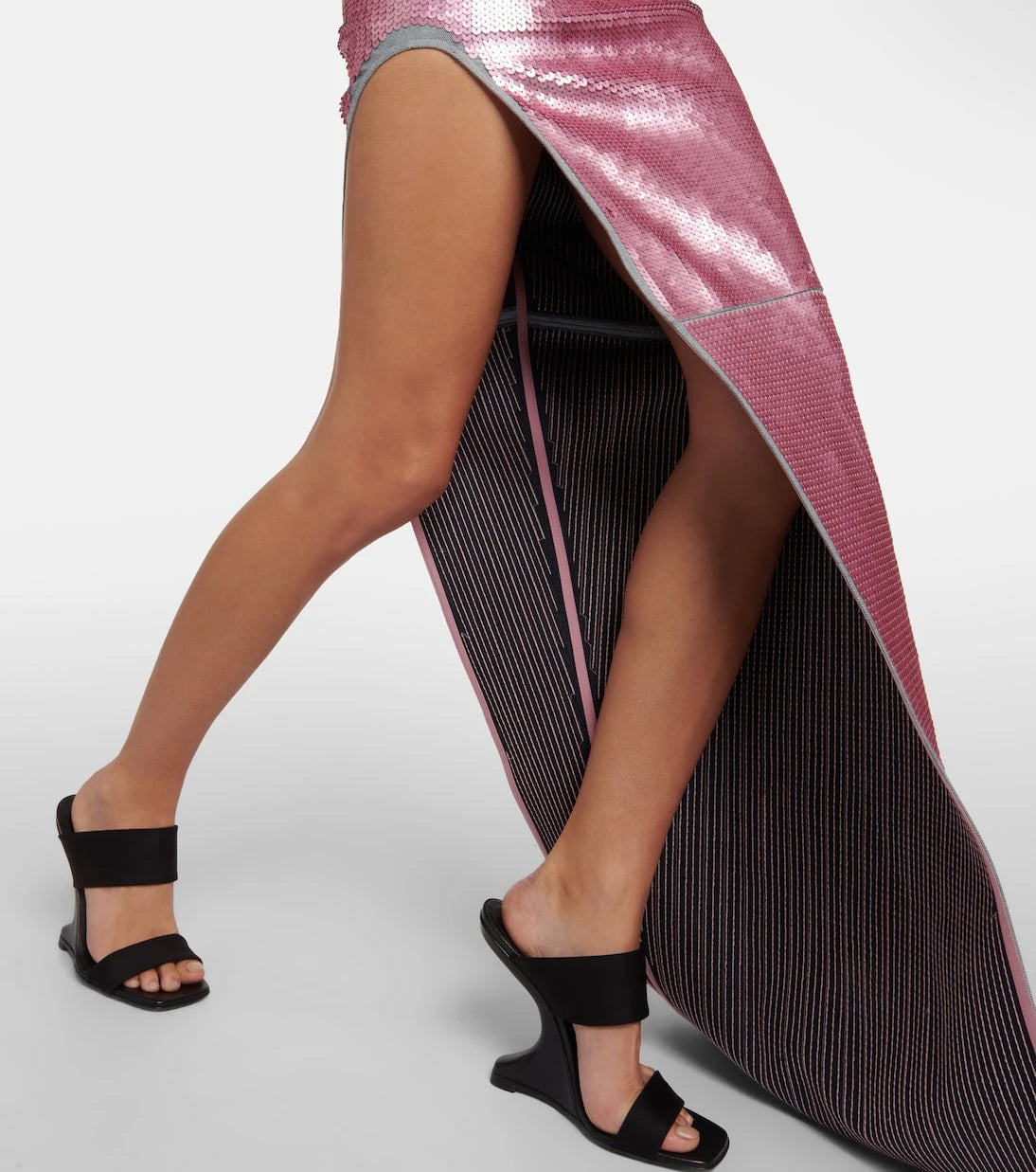Rick Owens - One-shoulder sequined gown