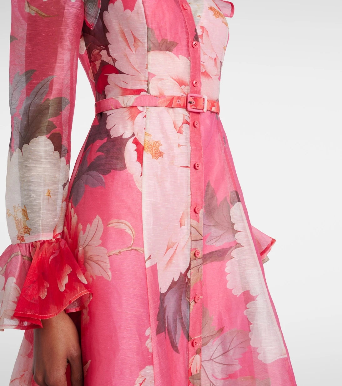 Leo Lin - Katrina floral midi dress