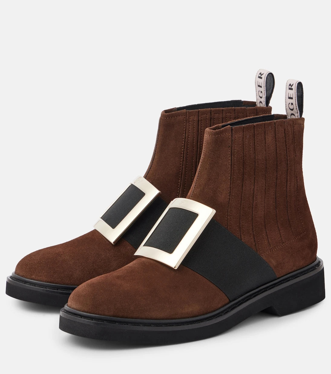 Roger Vivier - Viv' Rangers suede Chelsea boots