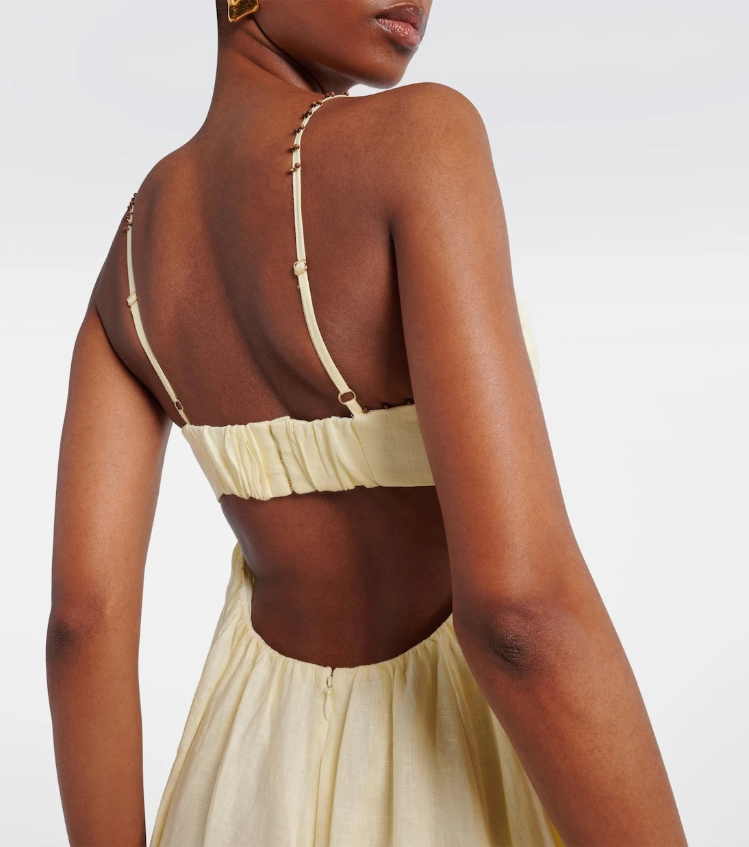 Zimmermann - Rhiannon embellished linen midi dress
