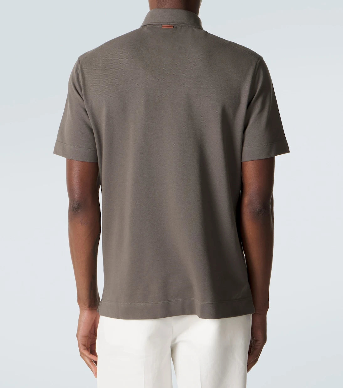 Zegna - Cotton piqué polo shirt