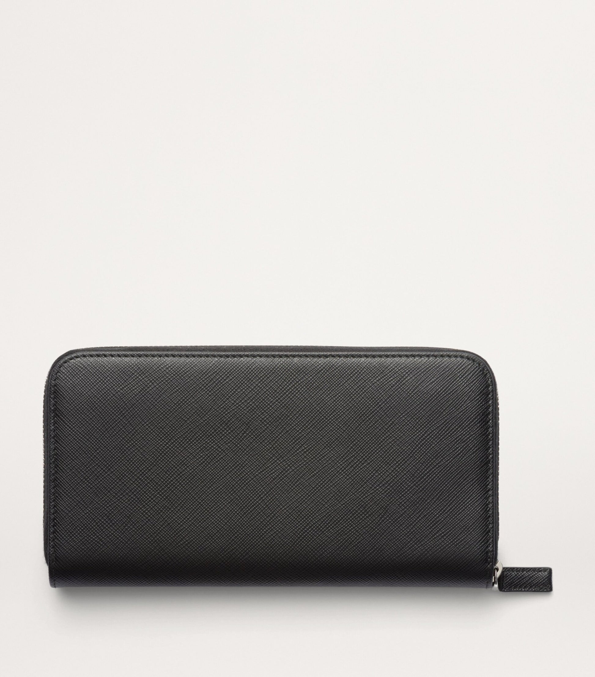 Prada Saffiano Leather Zipped Wallet