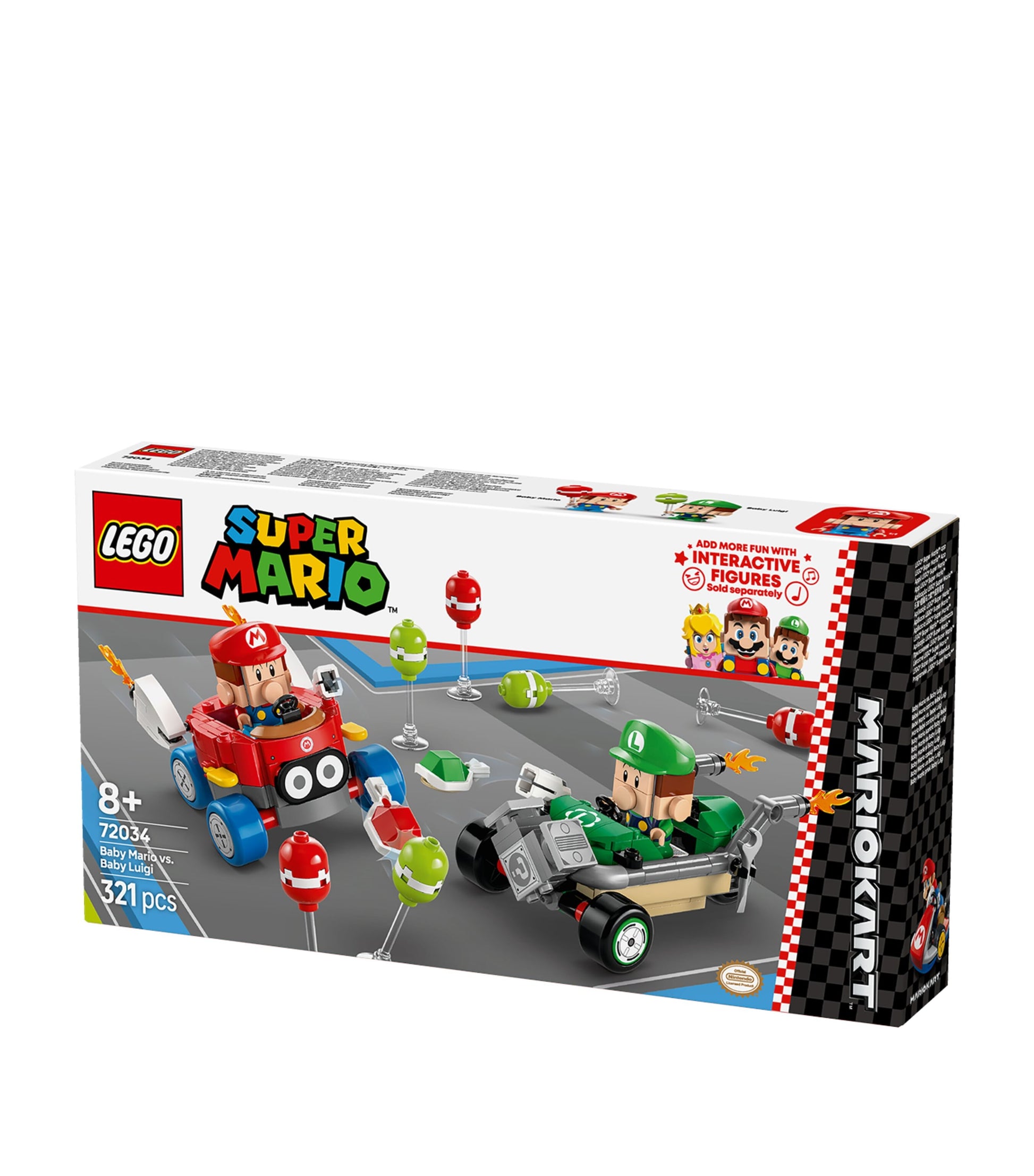 Mario Kart Baby Mario vs. Baby Luigi Set 72034