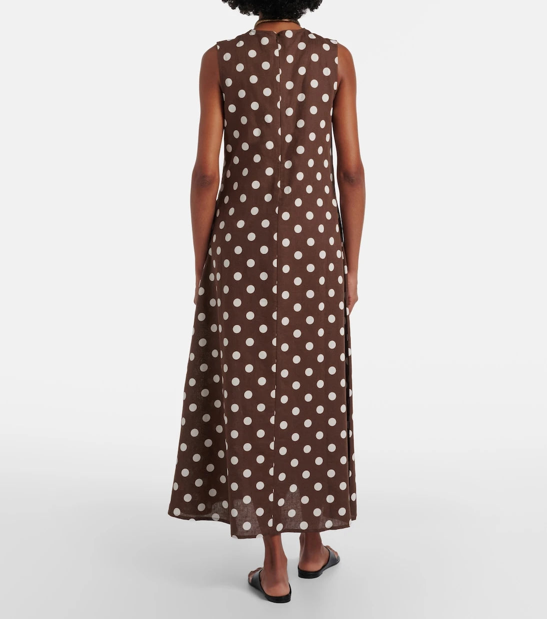 Asceno - Tallin linen and cotton maxi dress