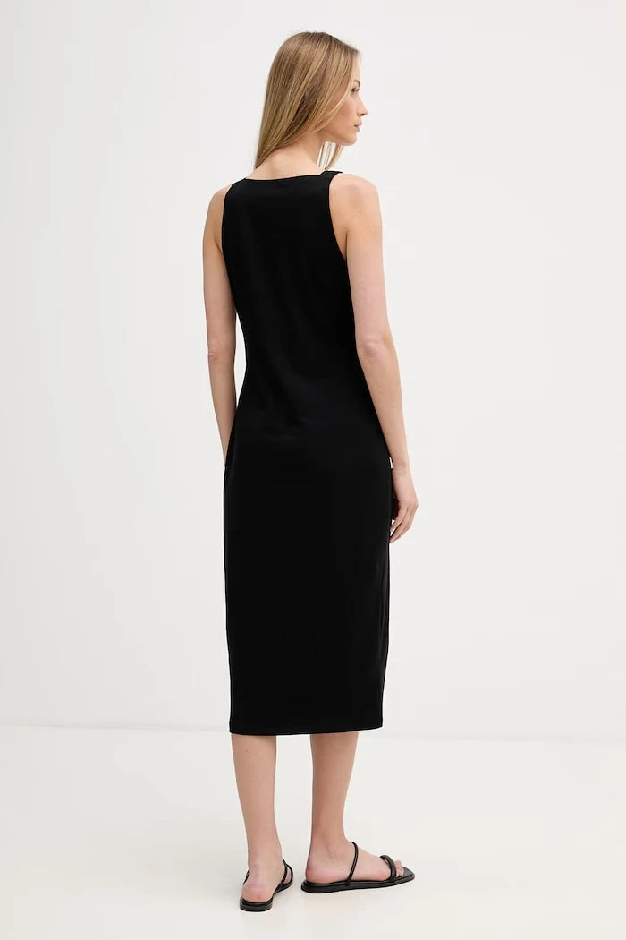 DKNY рокля от памук с еластан